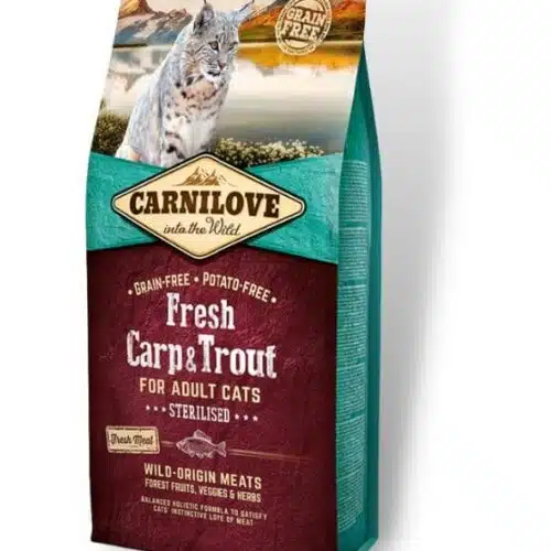 Carnilove Fresh Carp and Trout Sterilised for Adult Cat Sterilised