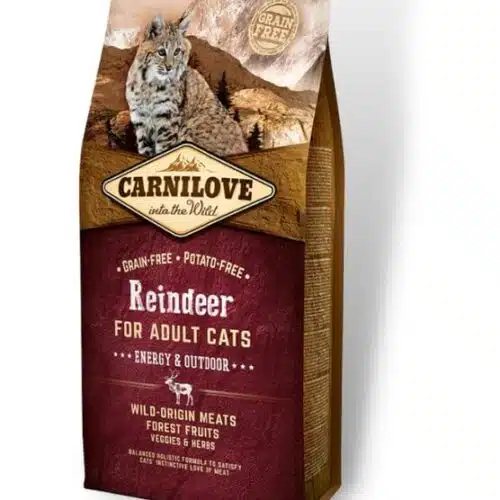 Carnilove Reindeer Adult Cat Energy and Outdoor