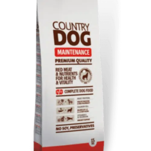 country dog maintenance sausas maistas šunims