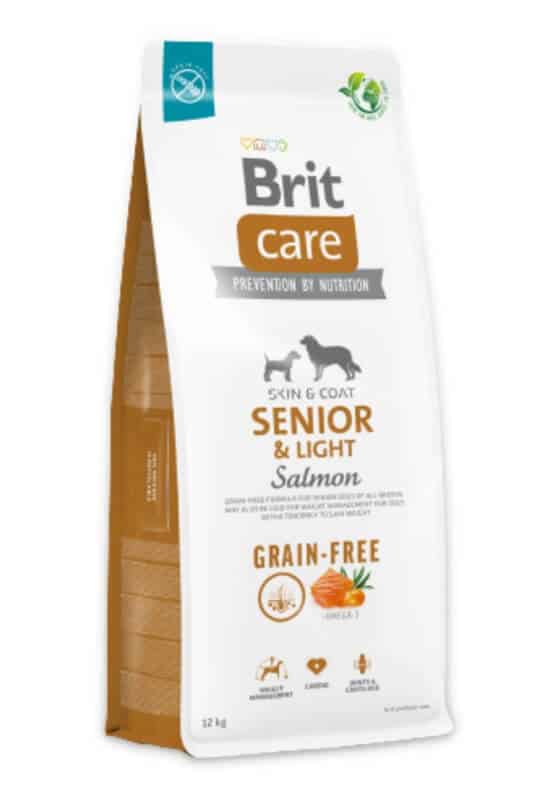Brit Care Grain-free Senior and Light Salmon sausas maistas šunims