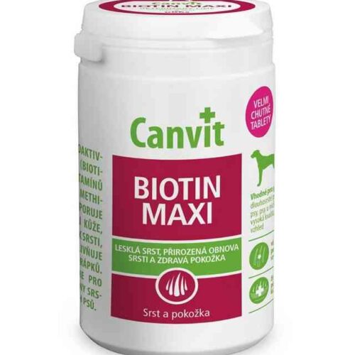 354 canvit biotin maxi vitaminai sunims odai ir kailiui 230 g