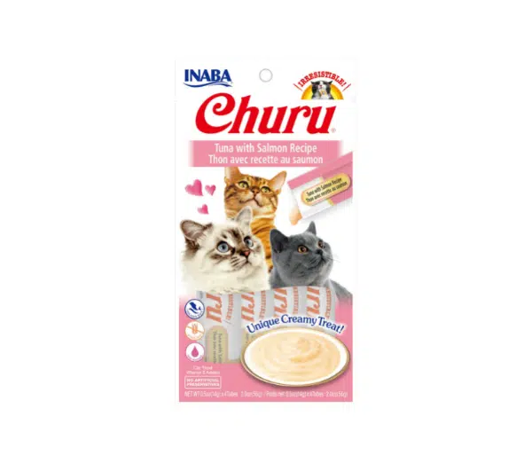 churu skanėstas katėms tuna salmon 56g