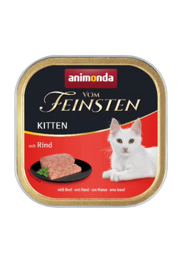 animonda vom feinsten konservai kačiukams su jautiena 100 gr.