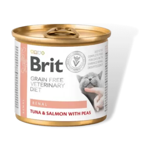 grain free brit veterinary diet renal cat