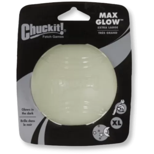 CHUCKIT Max Glow Ball Dog Toy