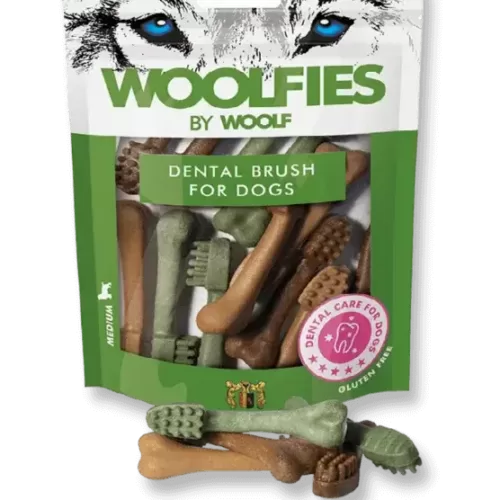 Woolf Dental Brush for Dogs skanėstai šunims 100 gr